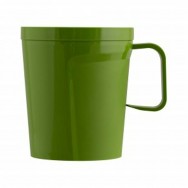 Кружка пластиковая TRAVEL 0,3л зеленый/персиковый 434750000 Полимербыт