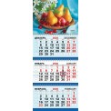 Календарь 2026 квартальный трехблочный 730*295 мм КТ-26-301 