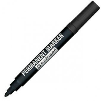 Маркер Centropen перманентный 8566 Черный (2,5мм)