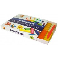 Пластилин Луч 16цв. Классика стек к/кор. 20С 1329-08 325гр.