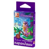 Мелки восковые Луч 6цв. масляный 