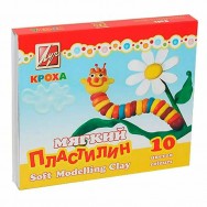 Пластилин Луч 10цв. Мягкий Кроха к/кор. 165гр. 12С 875