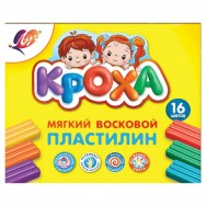 Пластилин Луч 16цв. Мягкий Кроха к/кор. 240гр. 28С 1646-08