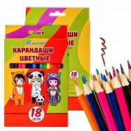 Карандаши цветные J.Otten 18цв. 