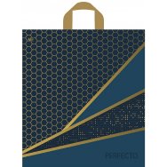 Пакет Тико Перфекто с петлевой ручкой 46*42 см 95 мк Соты