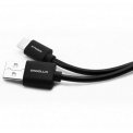 Data-кабель Ergolux черный USB(A)шт. - Type-C 2А 1м, пакет ERGOLUX ELX-CDC02P-C02 ПРОМО