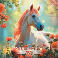 Календарь 2026 на скрепке 300*300 мм КПБ2611 