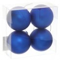 Елочное украшение пластик Набор шаров 5 см (набор 4 шт) 