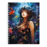 Тетрадь Апплика А5 48л. клетка на гребне 