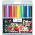 Фломастеры Attomex 12 цв. Kawali Cat с вентилируемым колпачком, в пластиковом блистере 5081536
