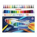 Фломастеры Пифагор 18цв. 