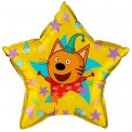 Шар-фольга Весёлая затея Звезда Три Кота. Компот 22