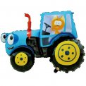 Шар-фольга Весёлая затея фигура Котэ и Синий Трактор 19*14,5 см (1207-6119)