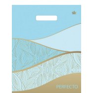 Пакет Тико Перфекто с вырубной ручкой 37*30 см 90 мк Бриз