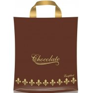 Пакет ЛюксПласт с петлевой ручкой 34*30 см 100 мк Шоколад коричневый