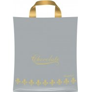 Пакет ЛюксПласт с петлевой ручкой 34*30 см 100 мк Шоколад серый