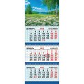 Календарь 2027 квартальный трехблочный 730*295 мм КТ-27-153 
