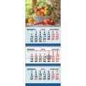 Календарь 2027 квартальный трехблочный 730*295 мм КТ-27-301 