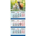 Календарь 2027 квартальный трехблочный 730*295 мм КТ-27-027 