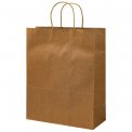 Пакет подарочный бумажный 26*33см Крафт (1509-1419)