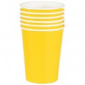 Стакан бумажный Желтый 250мл. / набор 6шт. (1502-6072)