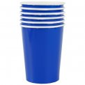 Стакан бумажный Синий 250мл. / набор 6шт. (1502-6088)