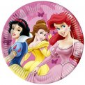 Тарелка бумажная Принцессы Бабочки 20см. / набор 8шт. (1502-6027)