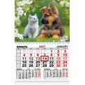 Календарь 2027 квартальный одноблочный 290*460 мм ККМ-27-013 