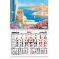 Календарь 2027 квартальный одноблочный 290*460 мм ККМ-27-028 