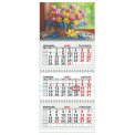 Календарь 2027 квартальный трехблочный малый 467*197 мм МКТ-27-019 