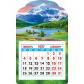 Календарь 2027 на магните вырубной с отрывным блоком 95*152 мм КМВ-27-023 