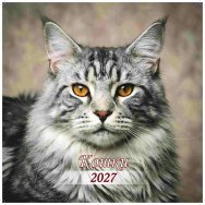 Календарь 2027 на скрепке 300*300 мм КПБ2718 