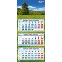 Календарь 2027 квартальный трехблочный 310*680 мм 4527009 