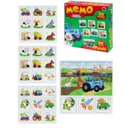 Настольная игра Мемо+Пазл 24 эл. Синий трактор ИН-5778 Рыжий Кот