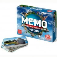 Настольная игра Мемо Достопримечательности России 7202 Нескучные Игры