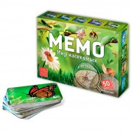 Настольная игра Мемо Мир насекомых и не только 8577 Нескучные Игры