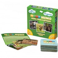 Настольная игра Ми-Ми-Мемо Дикие животные 8050 Нескучные Игры
