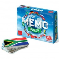 Настольная игра Мемо Флаги 7890 Нескучные Игры