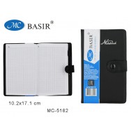 Книжка записная BASIR к/зам, 10,2*17,1, 80л, МС-5182