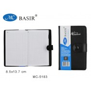 Книжка записная BASIR к/зам, 8,5*13,7, 60л, МС-5183