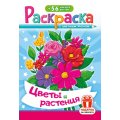 Раскраска А5 с накл. цв. фон 