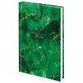 Ежедневник Staff датированный 2026 145х215мм, А5, ламинированная обложка, Green Marble, 117315
