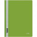Скоросшиватель Стамм пластиковый А4 180мкм, салатовый с прозр. верхом ММ-31270