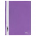 Скоросшиватель Стамм пластиковый А4 180мкм, фиолетовый с прозр. верхом ММ-30913