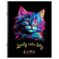 Дневник Пифагор 1-11 класс 40л. на скобе, мягкая обложка картон, Котик, 107131